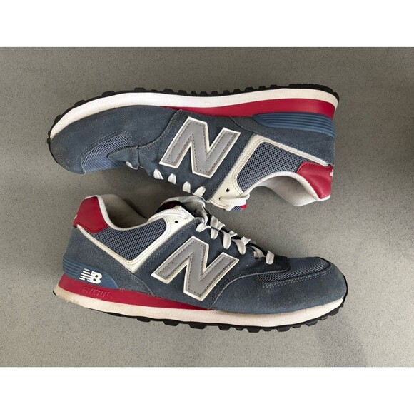 New Balance574 Series Low-Top Blue Red Black Grey White 9 - Picture 6 of 12